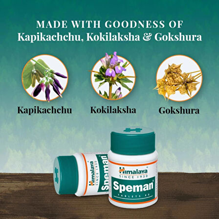 Himalaya Speman Tablet - 60 Tablet - ABD VERSİYON