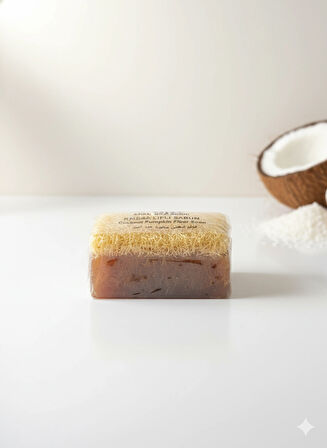 Doğal Hindistan Cevizli Kabak Lifli Sabun