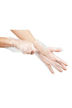 Hışır Şeffaf Eldiven Eko - 10 Paket (1 Paket 100 Adet)