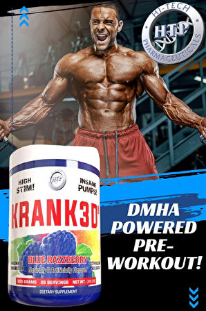 Hi Tech Pharmaceuticals Krank 3D Anabolic Nox Preworkout 390 grams