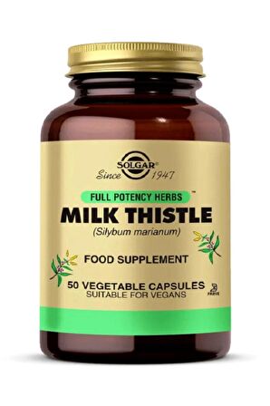 Milk Thistle 50 Kapsül (milk Tistle)