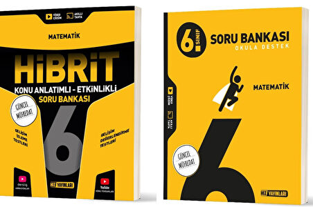 Hız 2026 6. Sınıf Matematik Soru + Hibrit - Konu Seti 2 Kitap