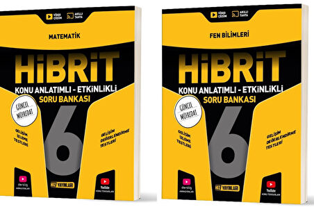 Hız 2026 6. Sınıf Matematik + Fen Bilimleri Hibrit - Konu Seti 2 Kitap