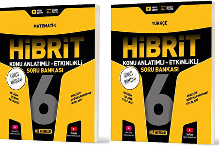 Hız 2026 6. Sınıf Matematik + Türkçe Hibrit - Konu Seti 2 Kitap