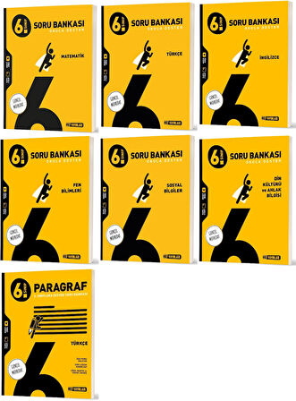 Hız 2025 6. Sınıf Tüm Dersler Soru Bankası Seti Tam Set 7 Kitap