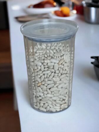 Mutfak Kiler Kuru Gıda Erzak Saklama Kabı Vakumlu Kapak Baharatlık 1 litre