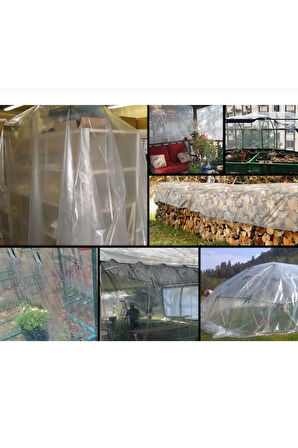 Naksan Kalın Naylon Branda Kurban Kesim Naylonu Bahçe Sera Naylonu 4x6 Eni 4 Mt Boyu 6 Mt