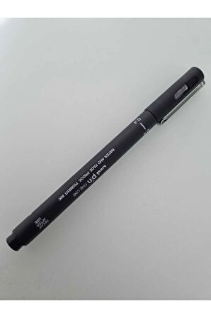 Uni-Ball Çizim Kalemi Akrilik Uçlu Fine Line Pin 0.4 MM Siyah (1 adet)