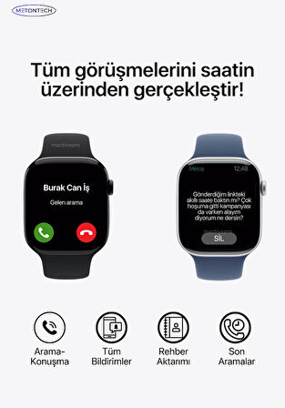 Watch HK11 Pro Max Amoled Akıllı Saat Kordon Hediye Tüm Akıllı Telefonlara Uyumlu Akıllı Saat 