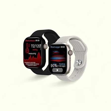 Hk 9 Pro Gümüş Saat Arama Yapma Bildirim Smart Watch 