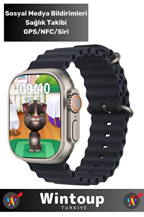 SMART WATCH HK9 ULTRA 2 49 MM YENİ VERSİYON AKILLI SAAT AMOLED NFC SİRİ