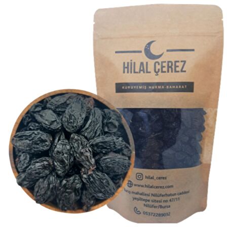 Hilal Çerez Siyah Üzüm Çekirdekli Kan Üzümü 250 gr