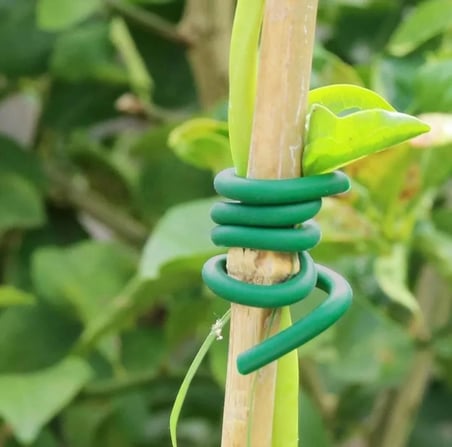 Yeşil Kauçuk Kaplı Tel  Yeniden Kullanılabilir Bahçe Bitkisi Bağlama Teli 5 metre