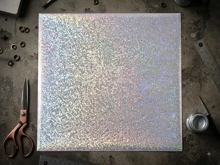 Premium Holografik Hediye Paketleme Kağıdı A4 10'lu | 21x29,7 cm Işıltılı Ambalaj Kağıdı