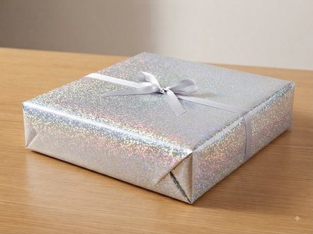 Premium Holografik Hediye Paketleme Kağıdı 25x35 cm 10'lu | Işıltılı ve Parlak Ambalaj Kağıdı