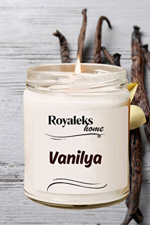Doğal Özel Seri Kokulu Dekoratif Kavanoz Mum 210 cc - Vanilya - RYL