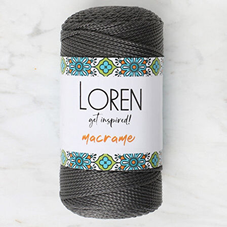 Loren Macrame Füme El Örgü İpi - RM 067 - 34341