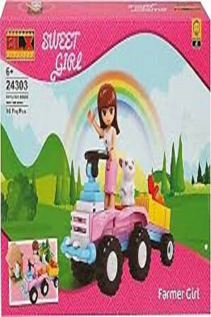 Çiftçi KIZ Lego 92 Parça
