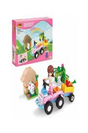 Çiftçi KIZ Lego 92 Parça