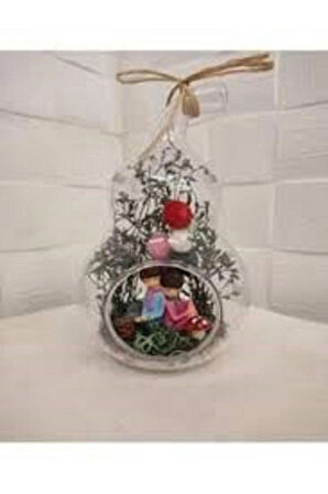 Teraryum Mini Armut Mika Yanyana Oturan Sevgili