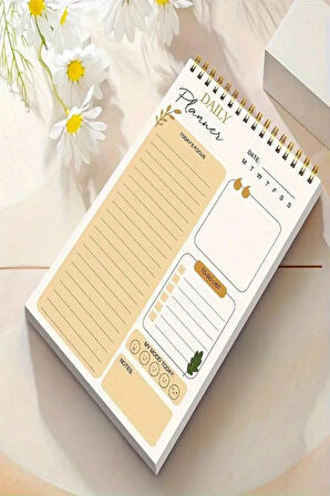 Günlük Planlayıcı Spiral Not Defteri