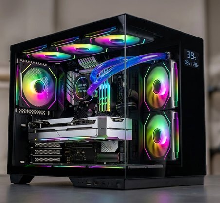 i7 14700F | RTX 5060Ti | 32GB RAM | 1TB M2 NVMe SSD | Sıvı Soğutma | Göstergeli Akvaryum Kasa Gaming Bilgisayar