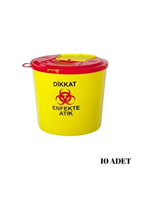 Tıbbi Atık Kovası 5lt - 10 Adet Diğer
