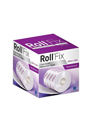 Roll Fix Esnek Tıbbi Flaster 10 CM x 10 M 4 Adet