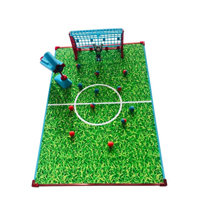 Oyun Hamuru ile Şut ve Gol (Bordo-Mavi)