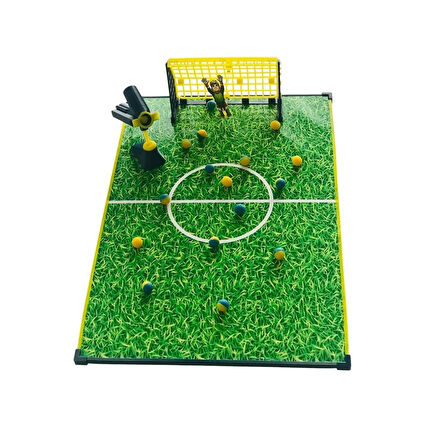Oyun Hamuru ile Şut ve Gol (Sarı-Lacivert)