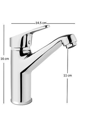Venita Yüksek Gövde Aç Kapa Lavabo Bataryası