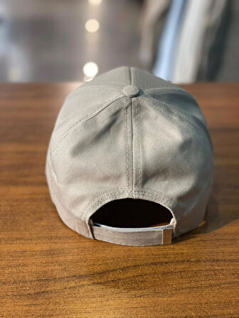 Bej Renk Pamuklu Basic Düz Model Unisex Cap Şapka