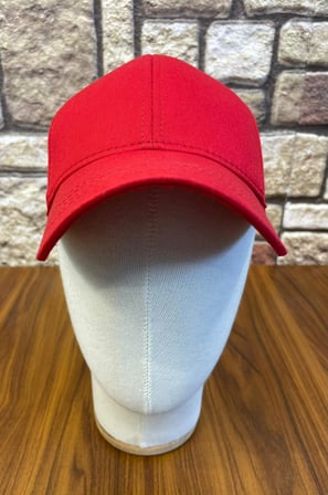 Basic Düz Sade Kırmızı Unisex Beyzbol Şapka Cap