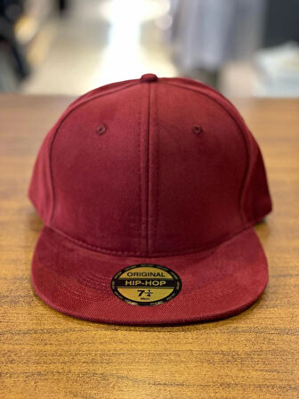 Hip Hop Snapback Rapper Basket Cap Şapka Bordo