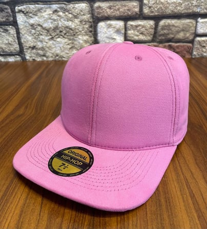 Hip Hop Snapback Rapper Basket Cap Şapka Pembe