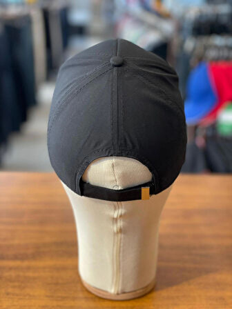 Mikro Kumaş Baskısız Basic Unisex Siyah Renk Cap Şapka