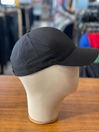 Mikro Kumaş Baskısız Basic Unisex Siyah Renk Cap Şapka