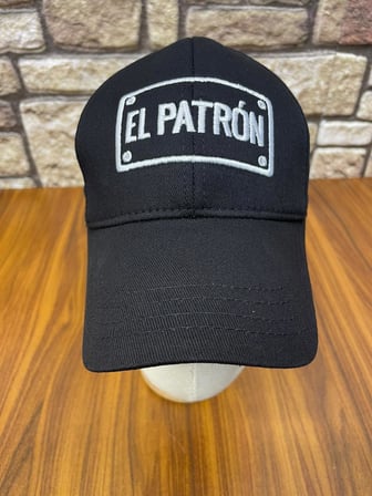 EL PATRON Nakış Siyah Renk Unisex Beyzbol Şapka Cap