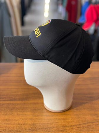 Ferrari Nakış Siyah Renk Unisex Pamuklu Cap Şapka