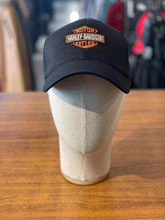 Motor Harley Davidson Cycles Unisex Siyah Renk Pamuklu Cap Şapka