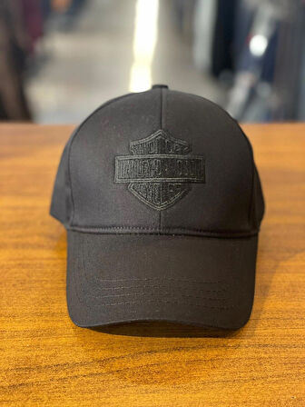 Motor Harley Davidson Cycles Unisex Siyah Renk Pamuklu Cap Şapka