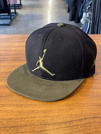 Jordan Nakışlı Siyah Renk Hip Hop Snapback Rapper Cap Şapka