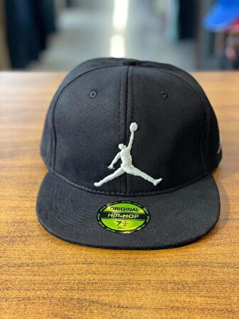 Jordan Air Siyah Hiphop Snapback Rapper Basket Cap Şapka