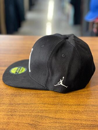 Jordan Air Siyah Hiphop Snapback Rapper Basket Cap Şapka