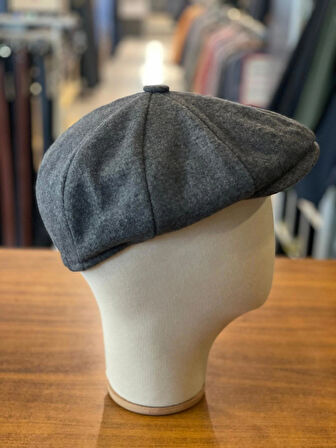Erkek Kasket Peaky Blinders İngiliz Model Kaşe Kumaş Şapka