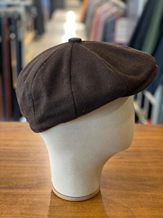 Erkek Kasket Peaky Blinders İngiliz Model Kaşe Kumaş Şapka
