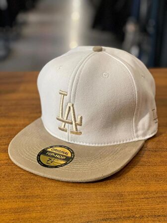 LA Lakers Hiphop Snapback Rapper Basket Beyaz Renk Cap Şapka