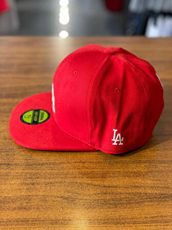 LA Lakers Unisex Pamuklu Kırmızı Renk Hip Hop Snapback Rapper Basket Cap Şapka