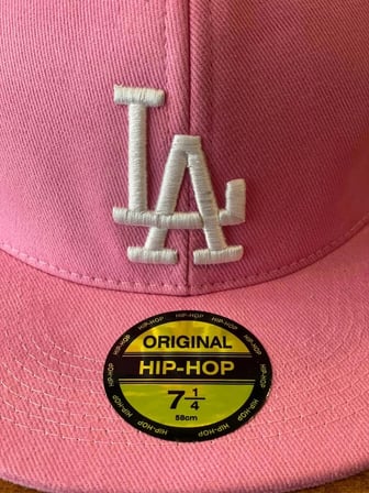 LA Lakers Pembe Hiphop Snapback Rapper Basket Cap Şapka