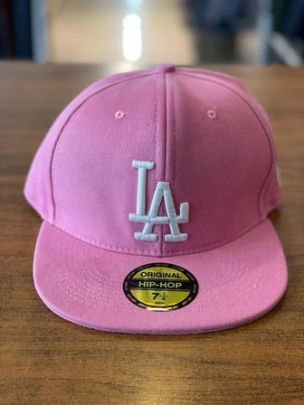 LA Lakers Pembe Hiphop Snapback Rapper Basket Cap Şapka